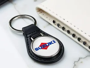 Suzuki Leder Schlüsselanhänger Geldbörse Stabiles Design Pro